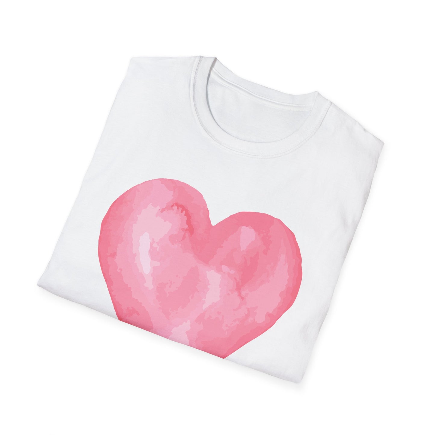 Love in Bloom Pink Heart Women's T-Shirt