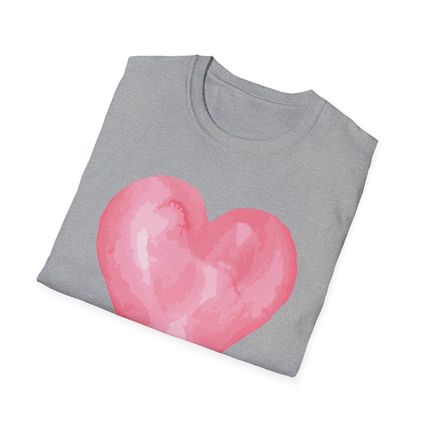 Love in Bloom Pink Heart Women's T-Shirt