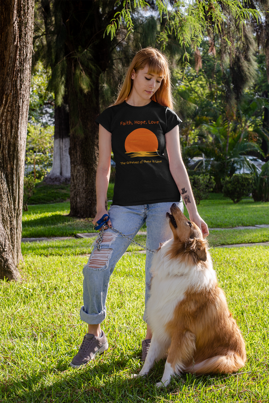 Faith Hope Love Sunset T-Shirt