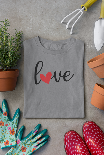 Fun Red Heart Love T-Shirt [Kindness is Always in Style]