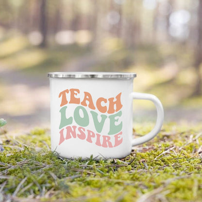 Teacher Love Inspire Print Mugs